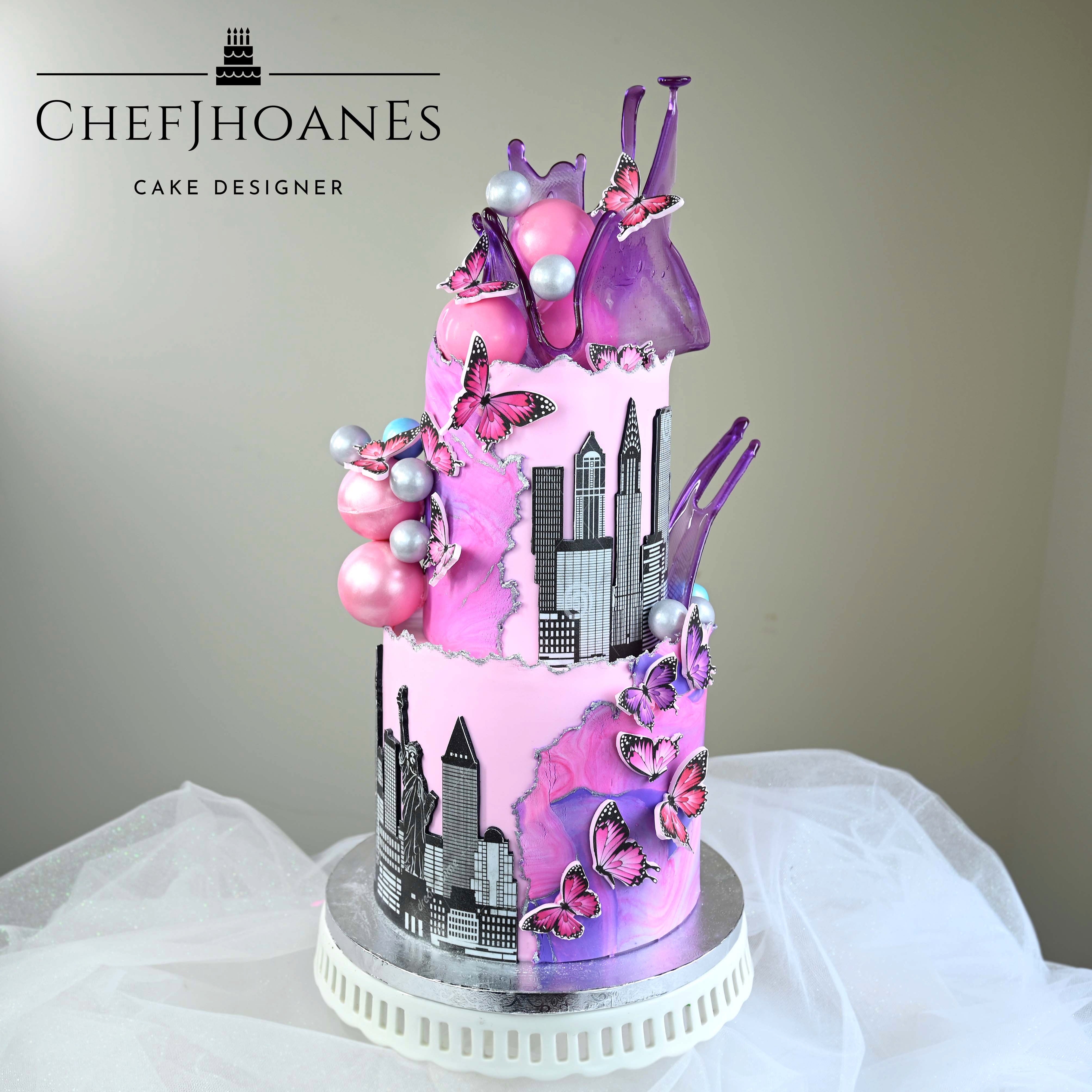 Pink Designer Purse Cake – City Cakes