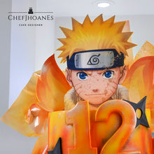 Load image into Gallery viewer, Naruto cake. Feed 15 people
