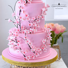 Load image into Gallery viewer, Cherry blossom cake. Feed 100 people.
