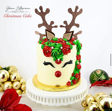 Load image into Gallery viewer, Christmas cake. Feed 10 people.
