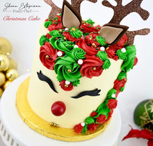 Load image into Gallery viewer, Christmas cake. Feed 10 people.
