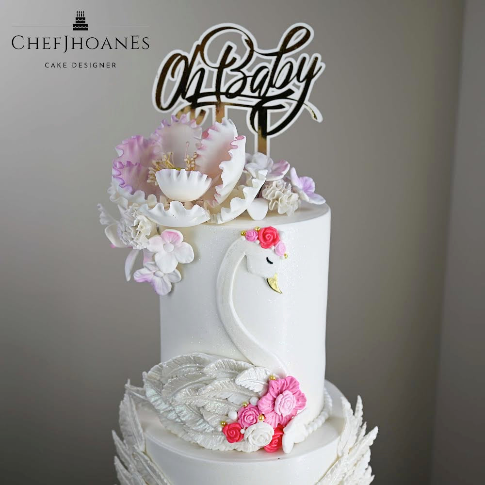 Elegant Swan Cake Topper – The Cake Bake Shop®